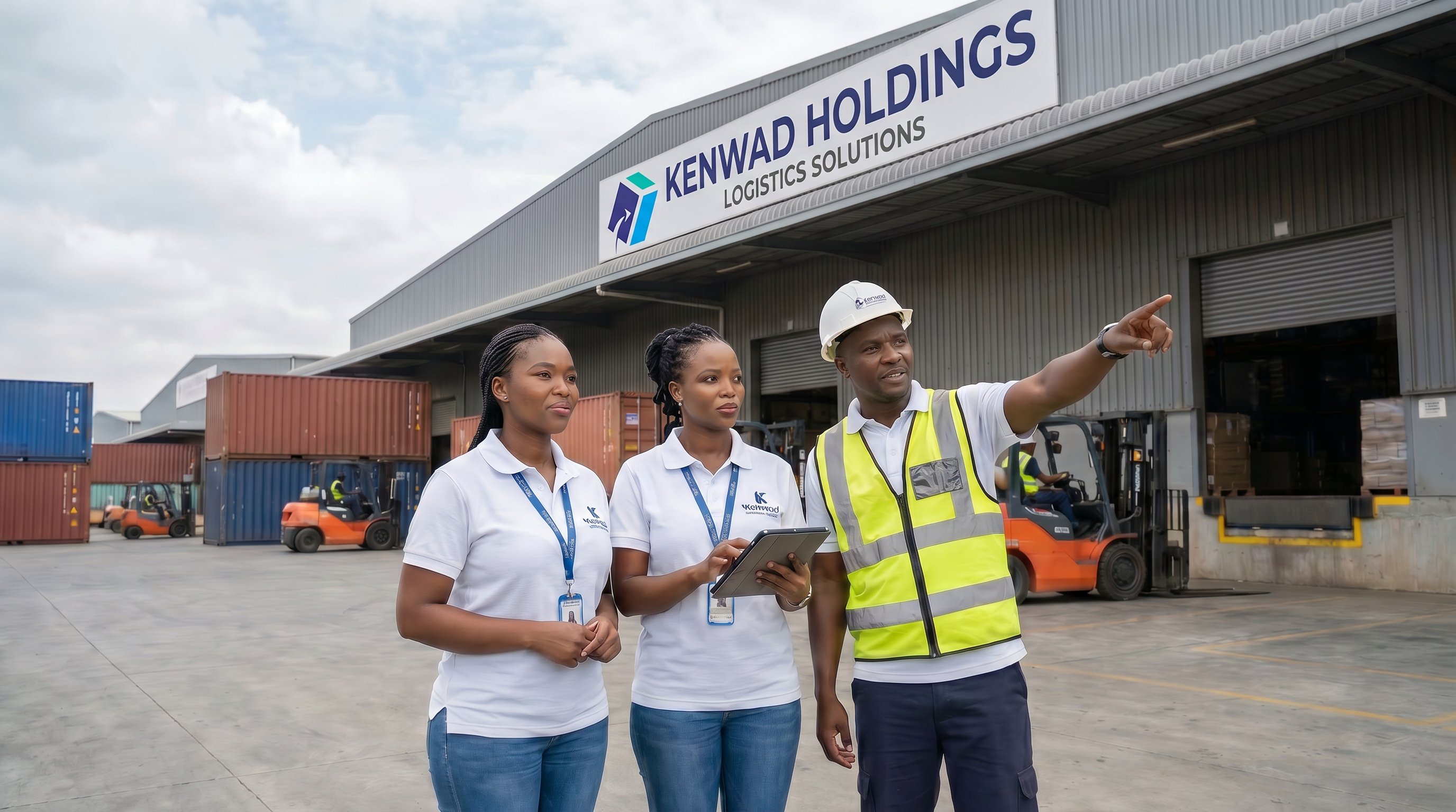 Kenwad team at Mombasa Port